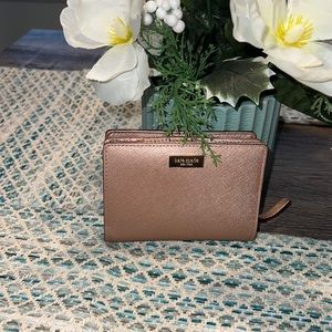 Kate Spade rose gold wallet
